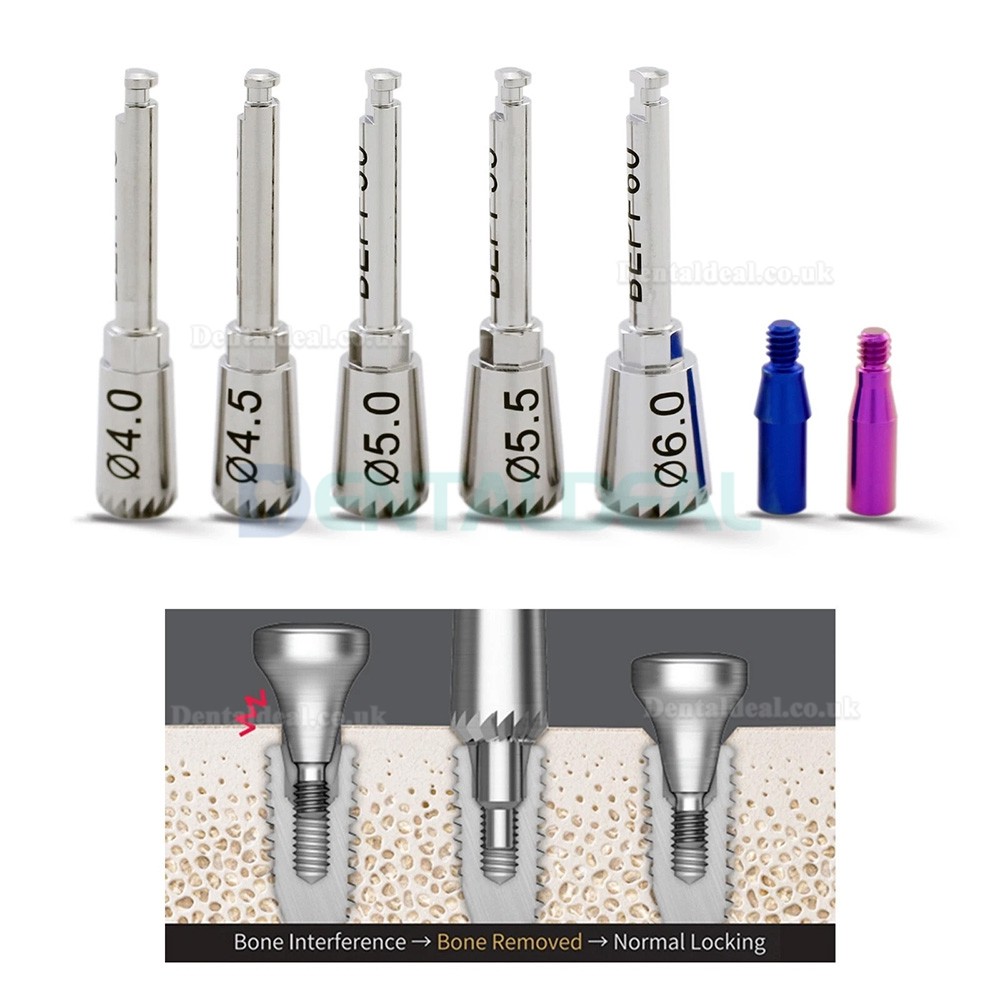 Dental Implant ET Bone Profiler & Guide Screw 4.0 4.5 5.0 5.5 6.0 Kit